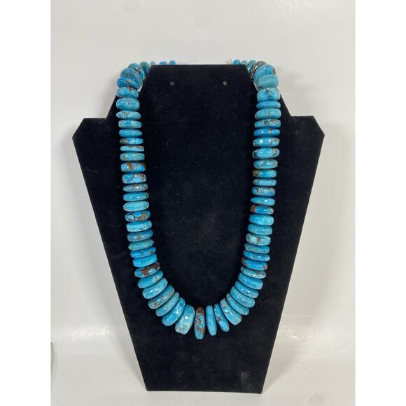 Vintage Native American Navajo Turquoise Necklace
